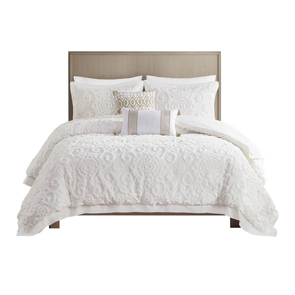 Gracie Mills Lito Chenille Cotton Comforter Mini Set - GRACE-472