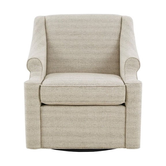 Gracie Mills Marley Transitional Tonal Swivel Glider Chair - GRACE-13068