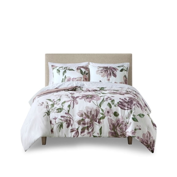 Gracie Mills Mckay Floral Elegance: Comforter and Sheet Ensemble - GRACE-15427