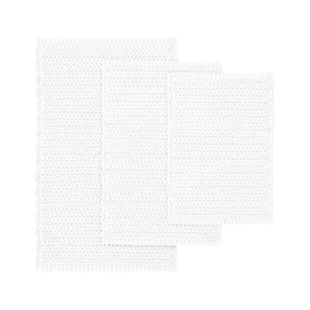 Gracie Mills Minnie Solid Cotton Chenille Chain Stitch Rug - GRACE-11179