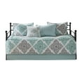 thumbnail image 1 of Gracie Mills Mitchell 6-Piece Daybed Bedding Set Aqua Grey Twin GRACE-7775, 1 of 5