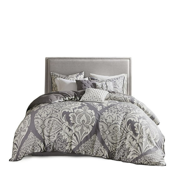 Gracie Mills Muriel Damask Delight 6-Piece Duvet Cover Set - GRACE-3134