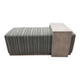 thumbnail image 1 of Gracie Mills NancyBench Cocktail Ottoman with Movable Table GRACE-15696 Gray, 1 of 4