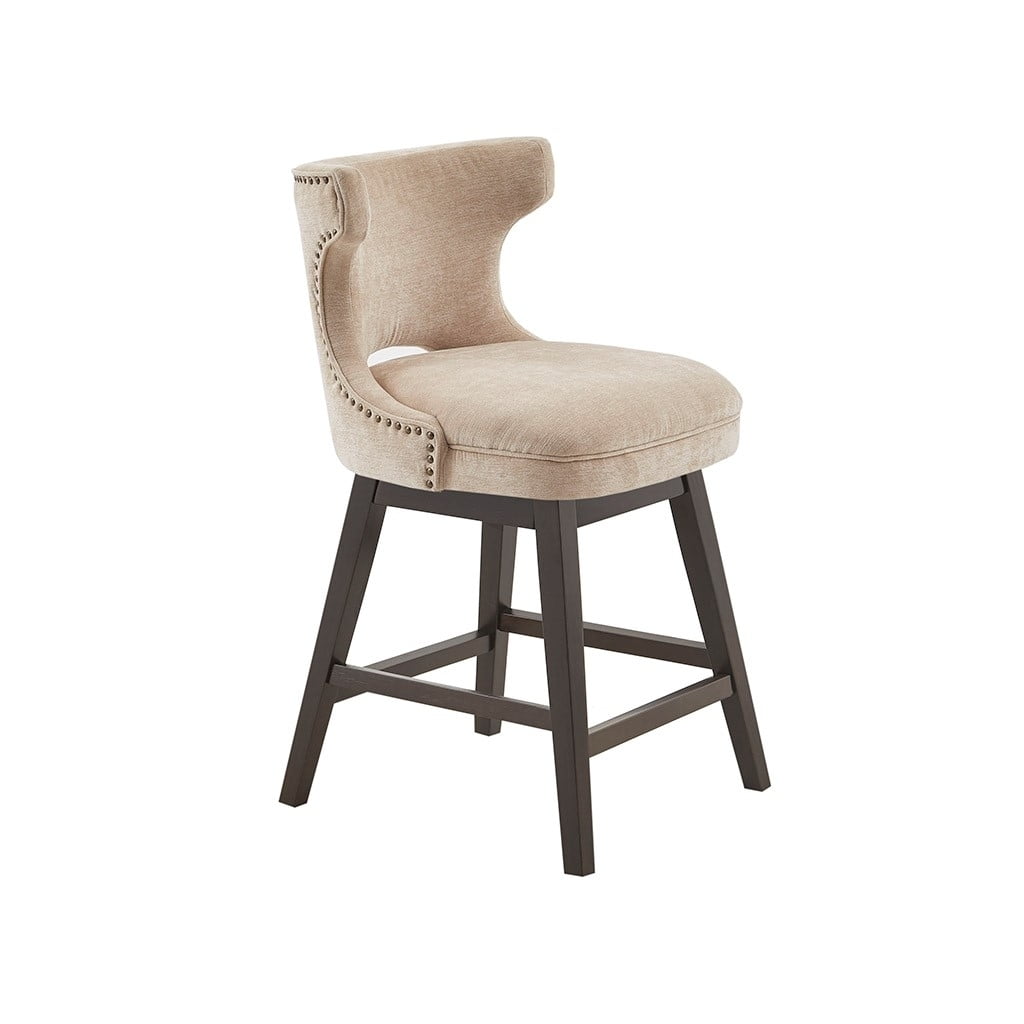 Gracie Mills Paula Transitional Swivel Counter Stool 25.75 - GRACE ...