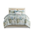 thumbnail image 1 of Gracie Mills Romero Coastal Haven 6-Piece Oversized Cotton Comforter Set with Throw Pillow - GRACE-15548, 1 of 5