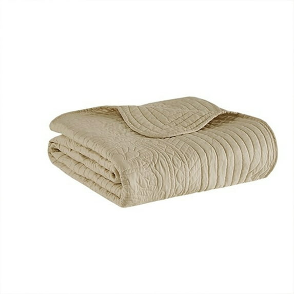 Gracie Mills Salvatore Oversized Stitched Scalloped Edges Throw Blanket - GRACE-3726