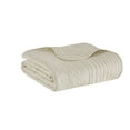 thumbnail image 1 of Gracie Mills Salvatore Oversized Stitched Scalloped Edges Throw Blanket - GRACE-3726, 1 of 4