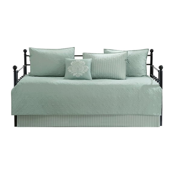 Gracie Mills Sandy 6-Piece Reversible Daybed Cover Set Twin Cottage Chic GRACE-7780