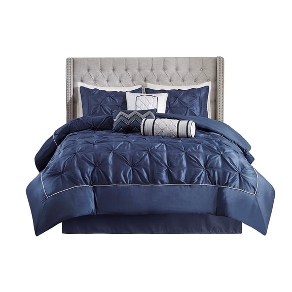 Gracie Mills Shelby 7-Piece Padded Comforter Set - GRACE-3247