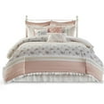 thumbnail image 1 of Gracie Mills Singleton 9-Piece Cotton Percale Comforter Set with Paisley Print - GRACE-87, 1 of 5