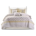 thumbnail image 1 of Gracie Mills Singleton Reversible Paisley Lace 6-Piece Cotton Percale Quilt Set - GRACE-124, 1 of 4