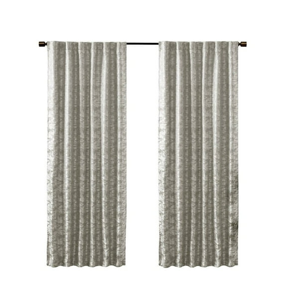 Gracie Mills Soraya Jacquard Total Blackout Curtain Panel - GRACE-9807