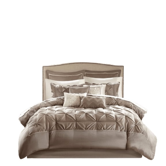 Gracie Mills Steele 24-Piece Faux silk Polyoni Tufted Room in a Bag - GRACE-9090