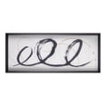 thumbnail image 1 of Gracie Mills Stefan Modern Brush Stroke Framed Glass Wall Art - GRACE-14850, 1 of 3