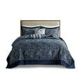 thumbnail image 1 of Gracie Mills Thornton 5-Piece Reversible Jacquard Bedspread Set with Throw Pillows - GRACE-8376, 1 of 4