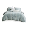 thumbnail image 1 of Gracie Mills Trujillo 3-Piece Embroidered Stripes Cotton Jacquard Comforter Set - GRACE-13820, 1 of 5