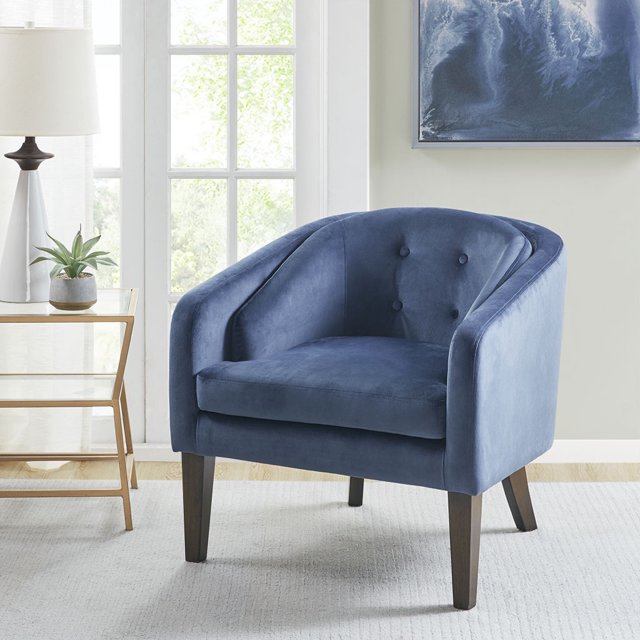 Gracie Mills Upholstered Tufted MidCentury Accent Chair