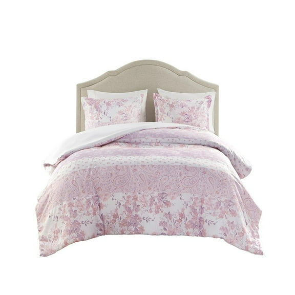 Gracie Mills Valeria Floral Paisley Duvet Cover Set Twin GRACE-15806 Machine Washable