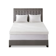 Gracie Mills Vince 4-Inch Gel Memory Foam Mattress Topper with Cover - GRACE-7511