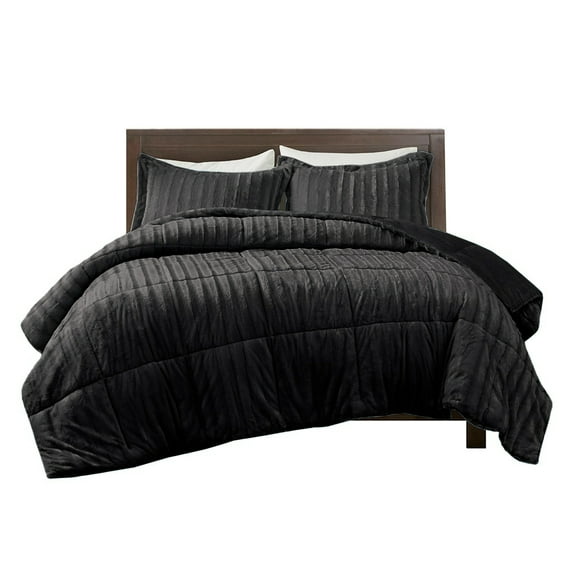 Gracie Mills Wilfred Faux faux Comforter Set - GRACE-7085