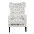 thumbnail image 1 of Gracie Mills Zachery Transitional Swoop Wing Chair with Round Arm and Piped Edges - GRACE-3914, 1 of 4