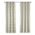 thumbnail image 1 of Gracie Mills Zinnia Contemporary Ikat Printed Blackout Curtain Panel - GRACE-9811, 1 of 2