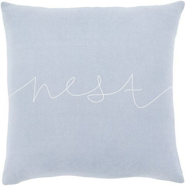 Gracie Oaks Plimpton White Black Transitional Pillow Cover