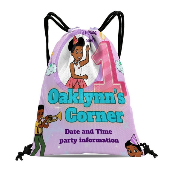 Gracie's Corner Gym Hiking Drawstring Bag:Waterproof, suitable for swimming, travel, beach, and shopping, with dimensions of 15.7*17.7 inches.