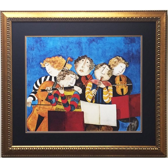 Graciela Rodo Boulanger "THE PRELUDE" lithograph Newly Custom Framed Litho ART Generic