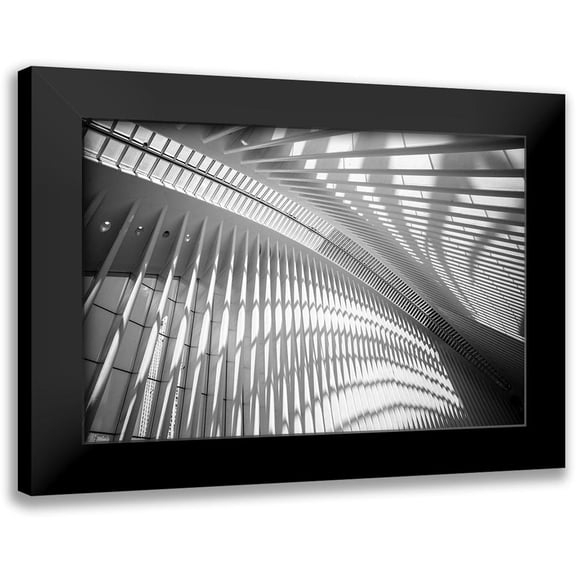 Graciet, Stephane 14x11 Black Modern Framed Museum Art Print Titled - Oculus Ceiling II, World Trade Center, NYC