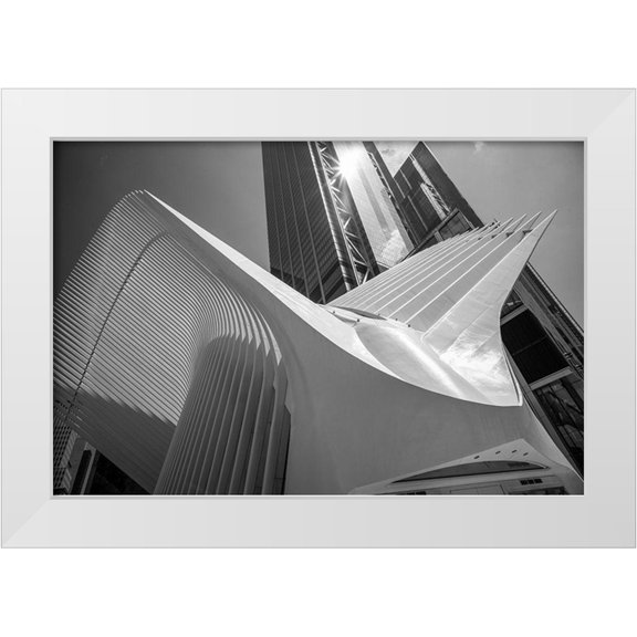 Graciet, Stephane 14x11 White Modern Wood Framed Museum Art Print Titled - Oculus I, World Trade Center, NYC