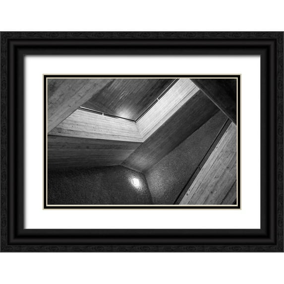 Graciet, Stephane 18x13 Black Ornate Wood Framed with Double Matting Museum Art Print Titled - Staircase