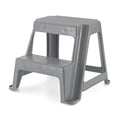 thumbnail image 1 of Gracious Living 2-Step Portable Plastic Stool, 18"Lx18.75"Wx16"H, 300 lb Capacity, Gray, 1 of 10