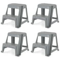 thumbnail image 1 of Gracious Living 16" Plastic 2 Step Portable Home & Kitchen Stool (4 Pack), 1 of 10