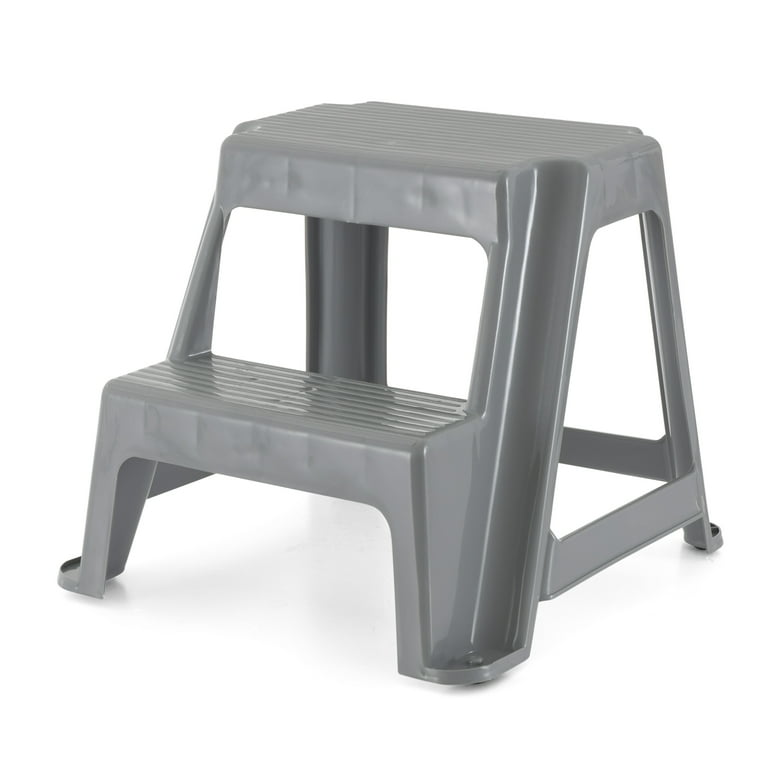 Two step plastic step stool sale