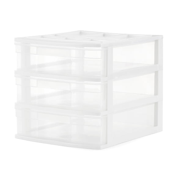 Gracious Living 3-Drawer Desktop and Countertop Organizer Drawer Set