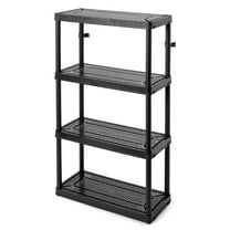 SHELF 4PLST MED DUTY BLK (Pack of 1)