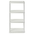 thumbnail image 1 of Open Box Gracious Living 4 Shelf Fixed Height Storage Unit, White, 1 of 9