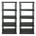 thumbnail image 1 of Gracious Living Knect-A-Shelf Light-Duty 5-Shelf Plastic Shelving Unit, 1 of 11