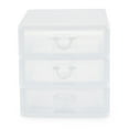 thumbnail image 1 of Gracious Living Deluxe 3 Drawer Storage Desktop Countertop Organizer, White, 1 of 9