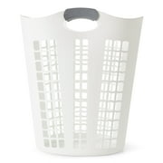 Gracious Living 87 1/2-Liter Easy-Carry Flex Ventilated Hamper Basket