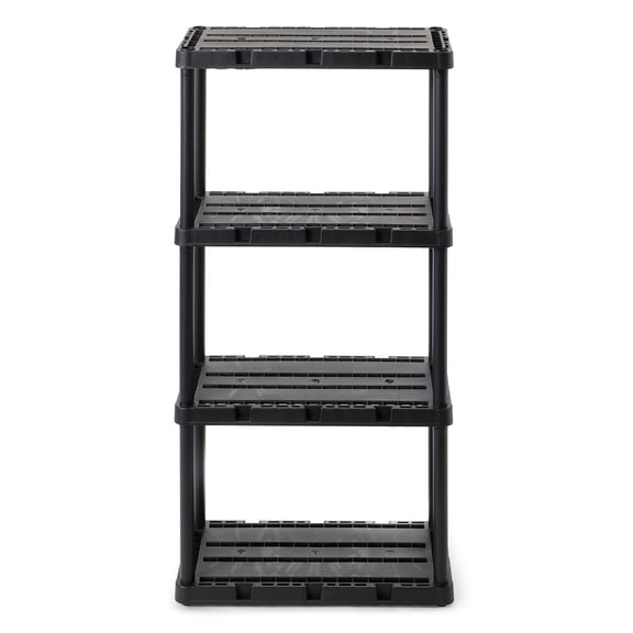 Open Box Gracious Living Knect A Shelf Fixed Storage 4 Shelf Shelving Unit
