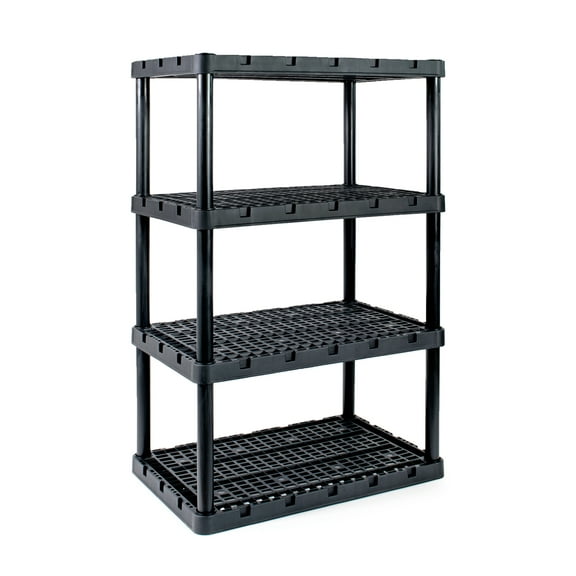 Gracious Living XL 4 Shelf Knect-A-Shelf Ventilated Heavy Duty Storage Unit