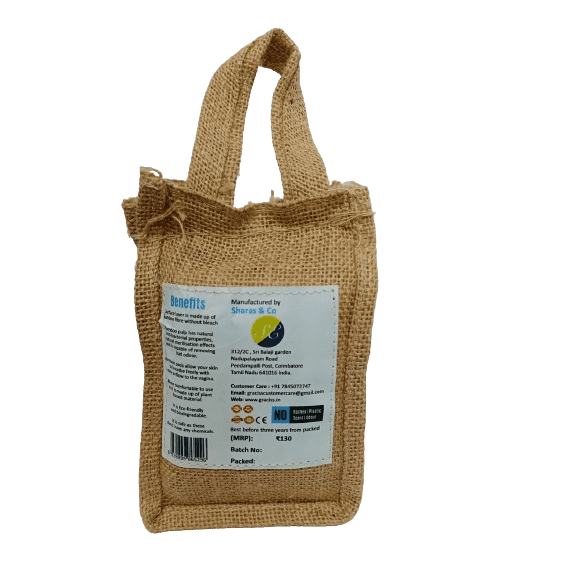 Graciss natural Sanitary Napkins for Women Bamboo |Day Pads | Rash-Free Sanitary Pads | Normal Flow L 240mm-10 pieces pack