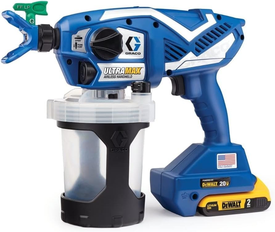 Graco 17M367 Ultra Max Cordless Airless Handheld Paint Sprayer and Graco 243104 Pump Armor, 1-Quart