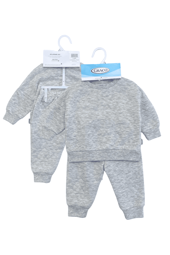 2PC Quilted Sweatshirt & Joggers Set