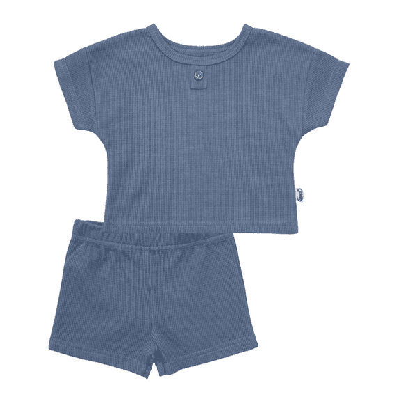 Graco 2pc Waffle T-Shirt and Shorts Set, Blue