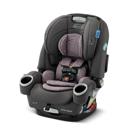 Graco 4Ever DLX SnugLock 4-in-1 Car Seat, Leila, Purple