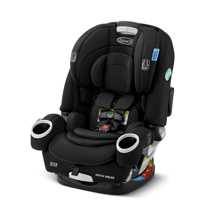 Graco 4Ever DLX SnugLock 4-in-1 Car Seat, Tomlin, Black