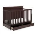 thumbnail image 1 of Graco Asheville 4-in-1 Convertible Baby Crib with Drawer, Espresso, 1 of 9